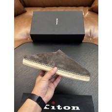 Kiton 남성 소가죽 운동화 001-287110