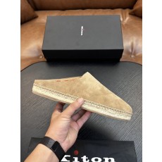 Kiton 남성 소가죽 운동화 001-287111