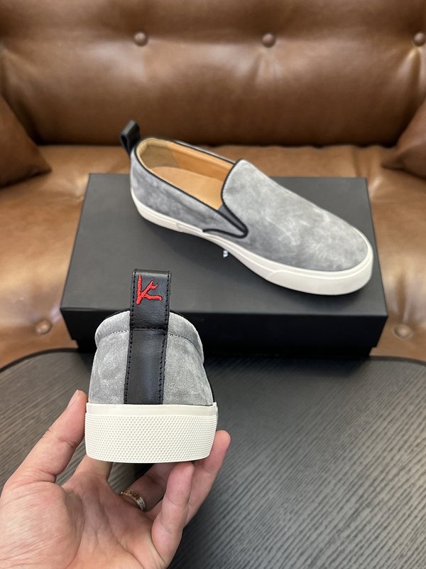 Kiton 남성 송아지가죽 운동화 001-287115