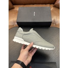 Kiton 남성 송아지가죽 운동화 001-287122