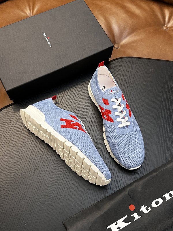 Kiton 남성 니트 운동화 001-287128