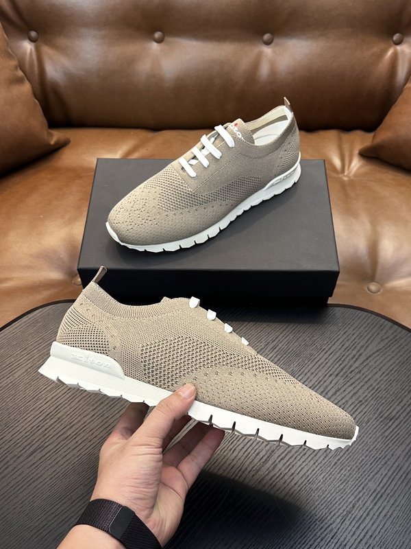 Kiton 남성 니트 소재 운동화 001-287134