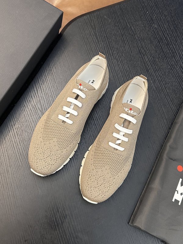 Kiton 남성 니트 소재 운동화 001-287134