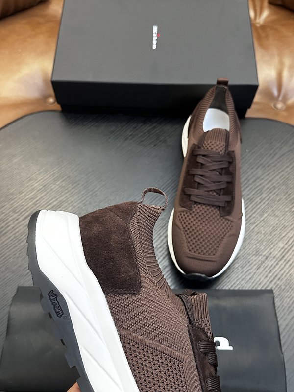 Kiton 남성 니트 패브릭 운동화 001-287144