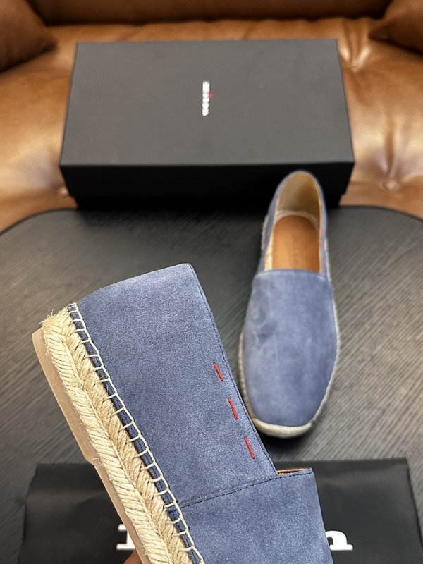 Kiton 남성 소가죽 운동화 001-287159