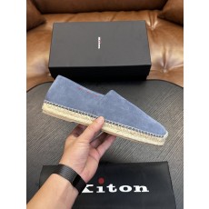 Kiton 남성 소가죽 운동화 001-287159