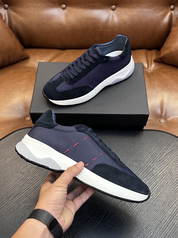 Kiton 남성 소가죽 운동화 001-287166