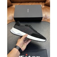 Kiton 소가죽 남성 운동화 001-287178