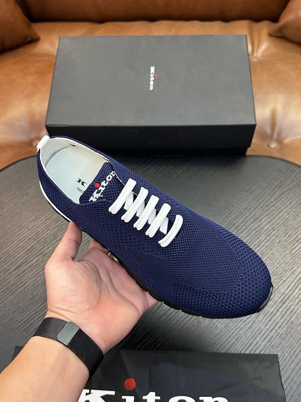 Kiton 남성 니트 스니커즈 001-287186
