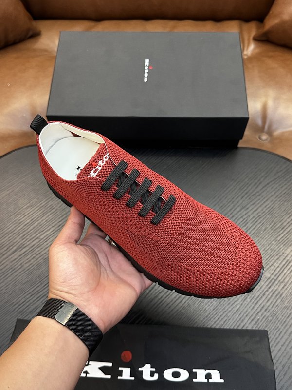 Kiton 남성용 니트 운동화 001-287188