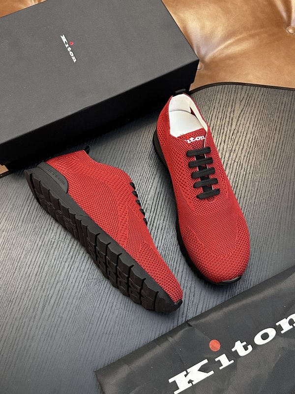 Kiton 남성용 니트 운동화 001-287188