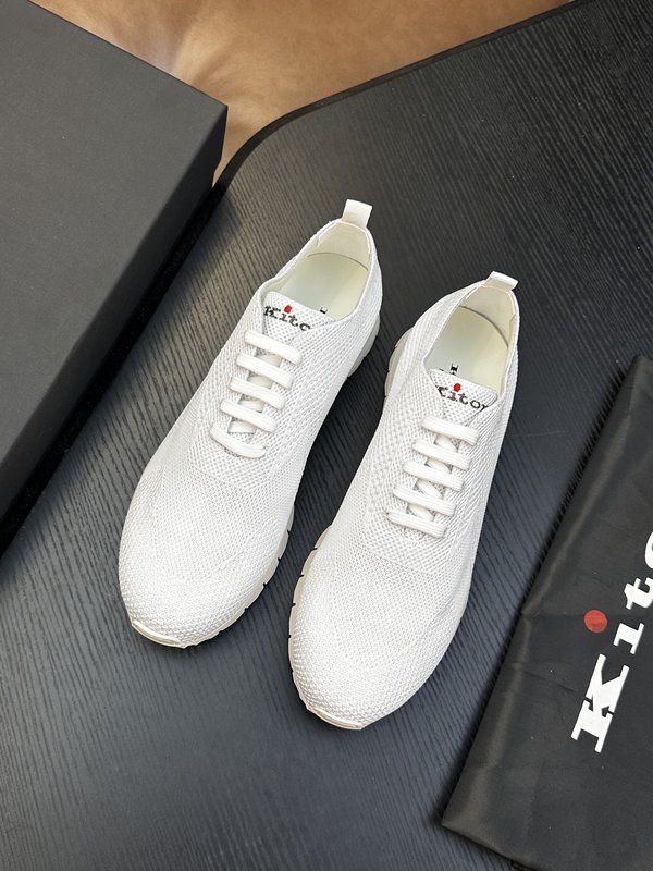 Kiton 남성 니트 소재 운동화 001-287194