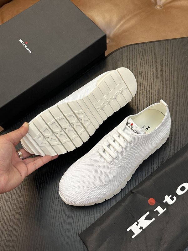 Kiton 남성 니트 소재 운동화 001-287194