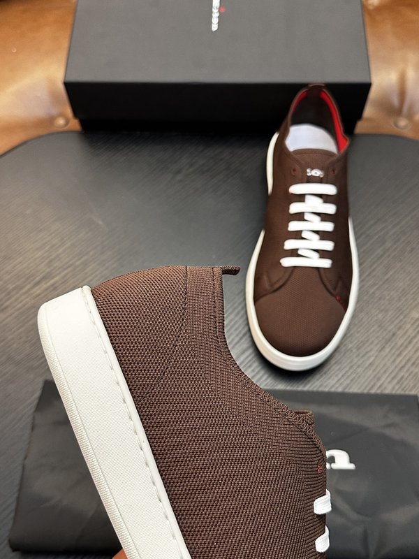 Kiton 남성 니트 소재 운동화 001-287197