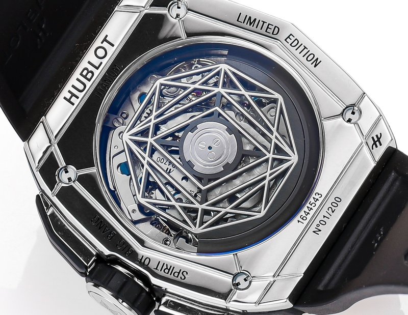 HUBLOT 빅뱅 상블루 III 타투 시계 42mm 001-287245
